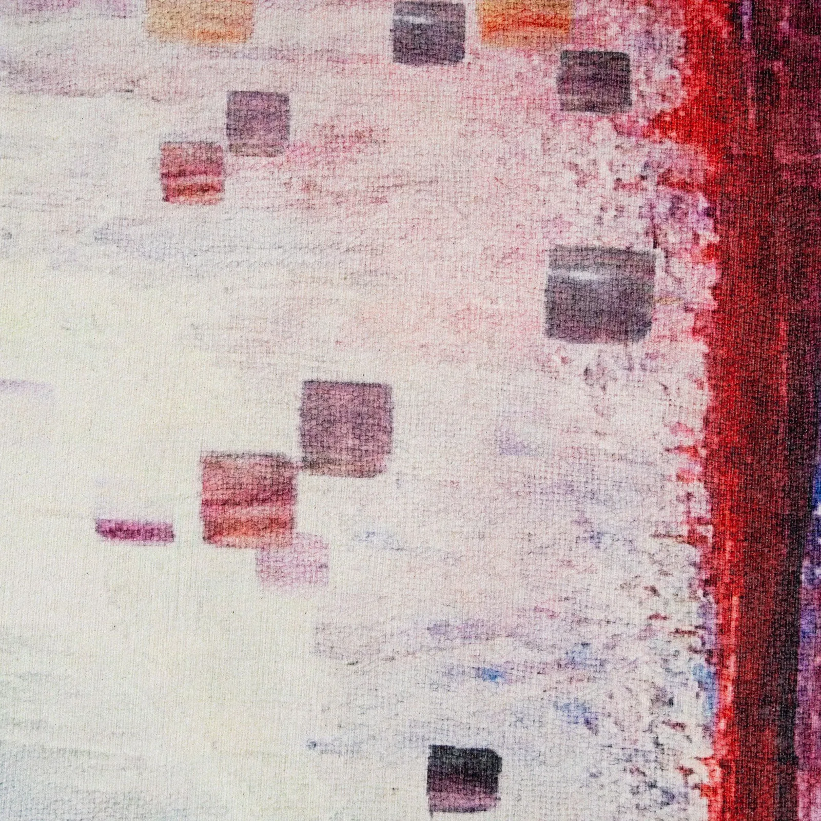 Brushed Canvas Washable Designer Rug - Outing