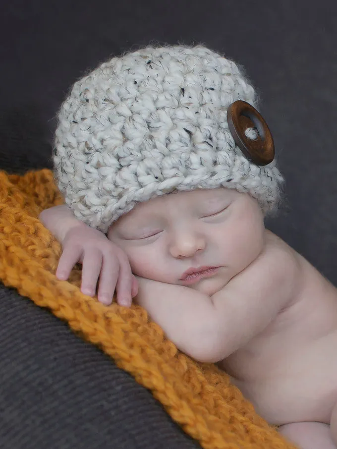 Butterscotch newborn baby layering bump blanket