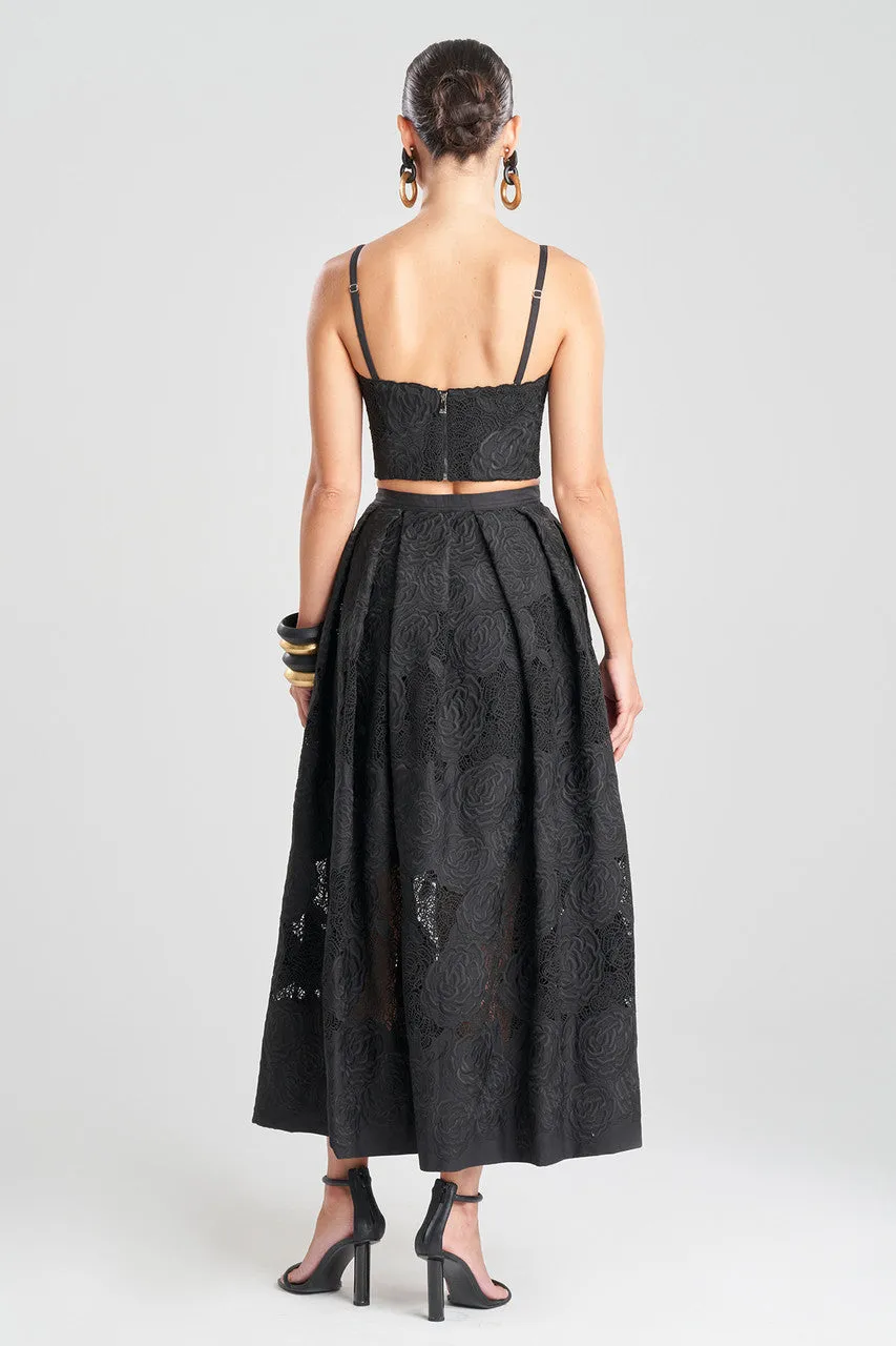 Calado Embroidery Cotton Bustier