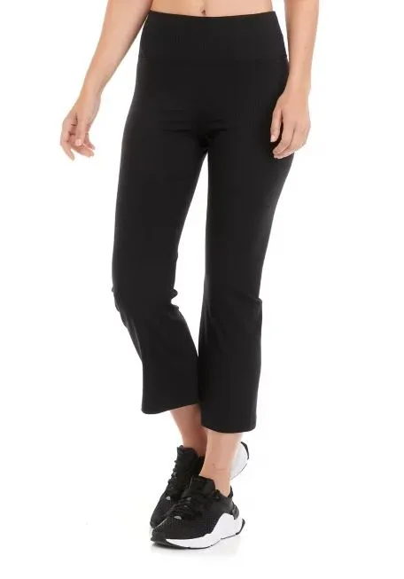 Calvin Klein Womens Performance High Waist Cropped Pants