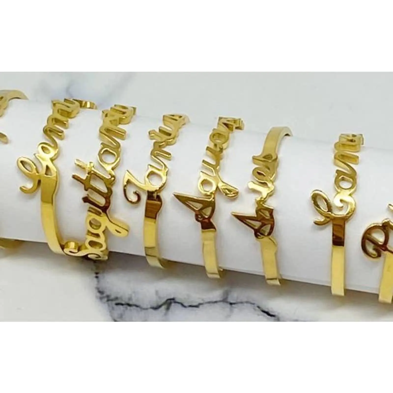 Cancer Zodiac Scripted Stacking Layering Ring
