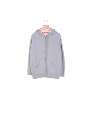 Cardigan hoodie avec doublure all over