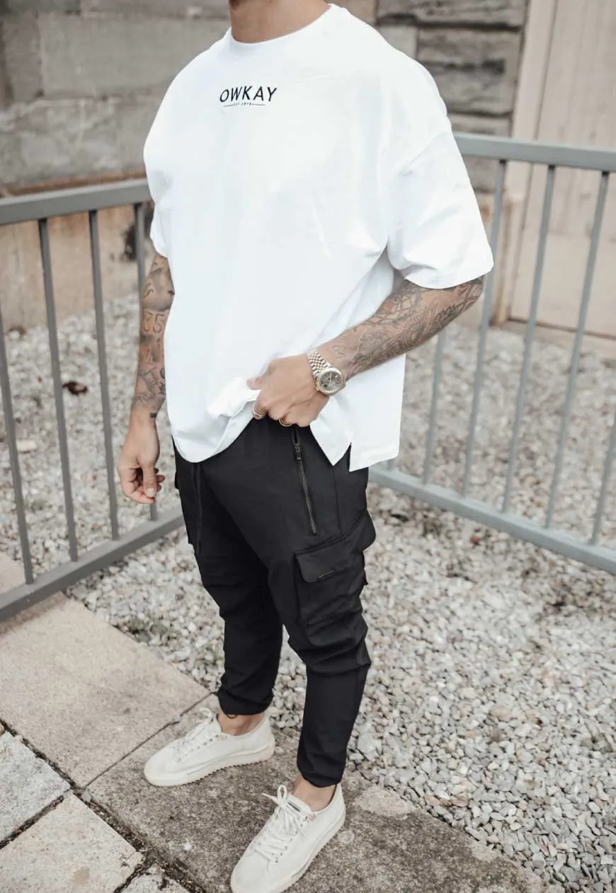 CARGO PANTS - BLACK