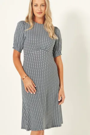 Carolina Dress Geometric Print