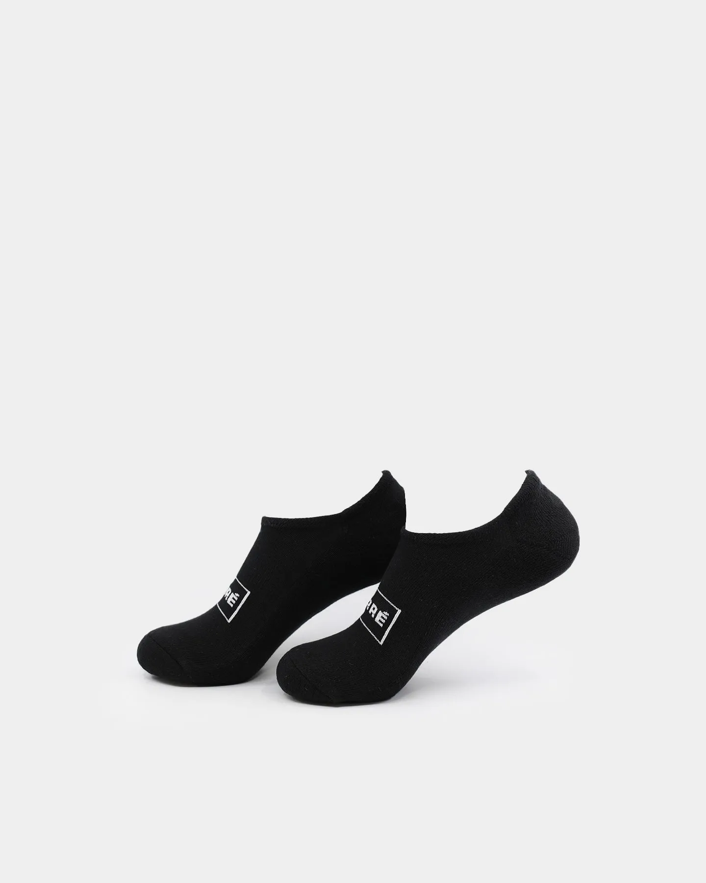 Carré Men's Classique No Show Sock 3 Pack Black/White