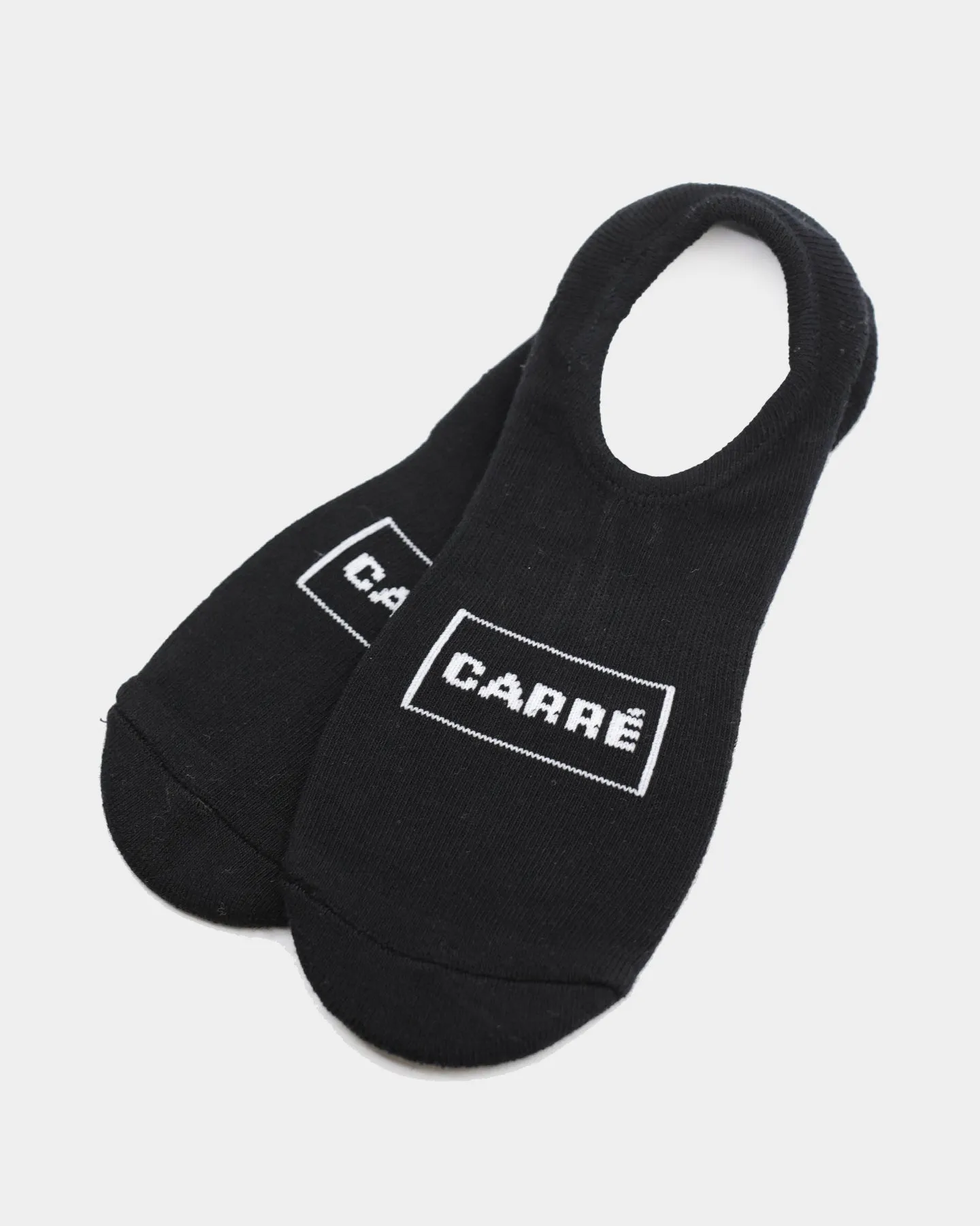 Carré Men's Classique No Show Sock 3 Pack Black/White