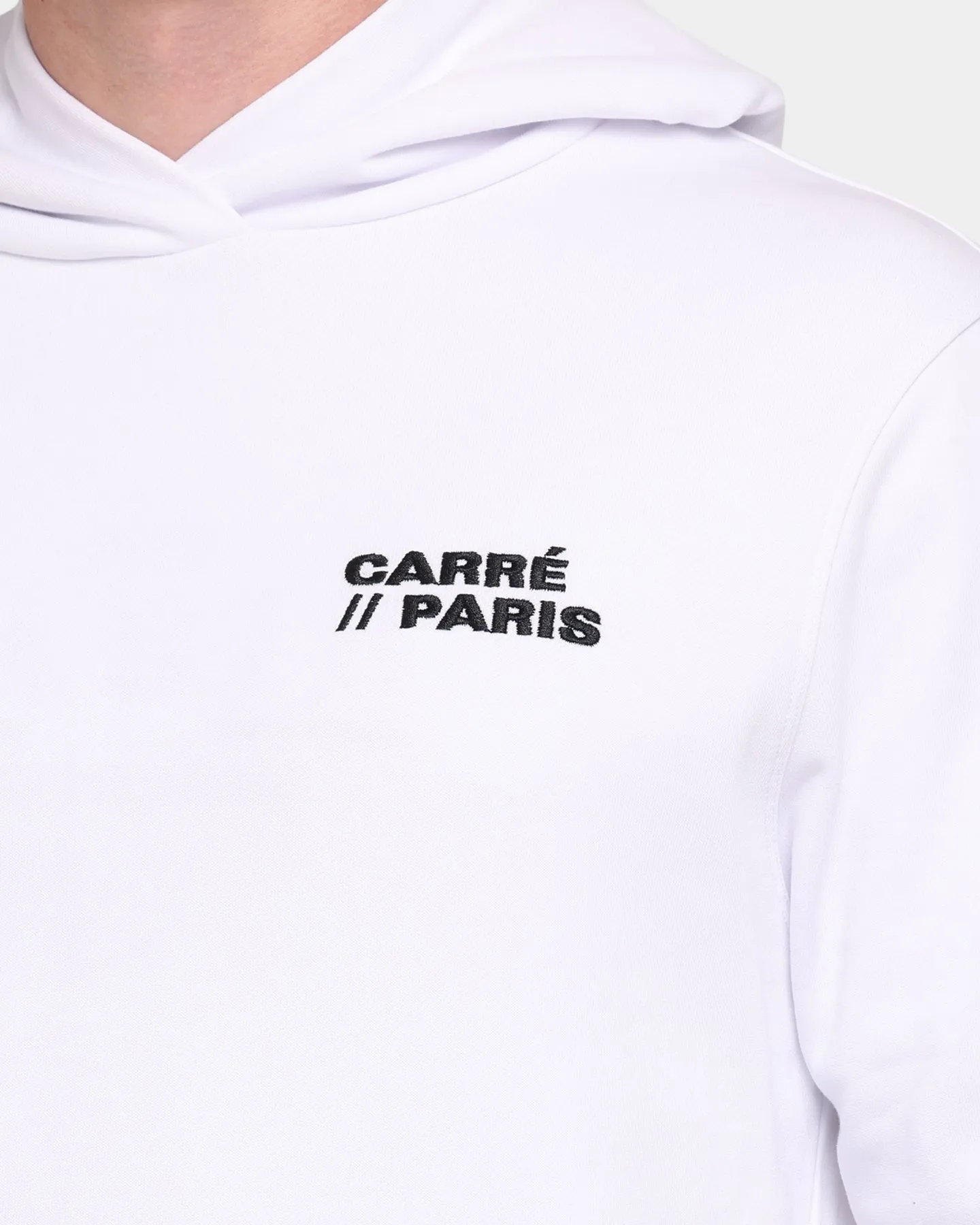 Carré Slash Raffine Hoodie White
