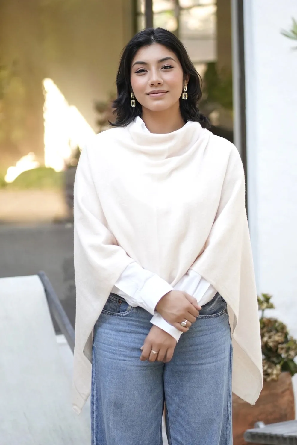 Cashmere Wrap Poncho