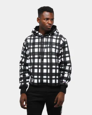 Champion Men's Rev Weave Tartan Hood Black