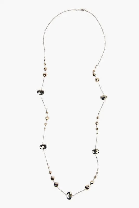 Chan Luu Pyrite Beaded Layering Necklace