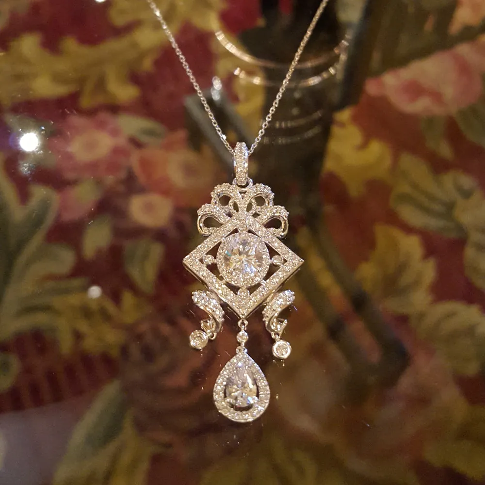 Chandelier Halo Necklace