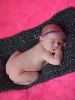 Charcoal sparkle newborn baby layering bump blanket