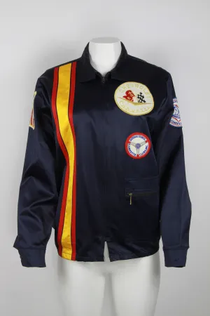 Chevrolet racing jacket with chain stitch embroidery - M
