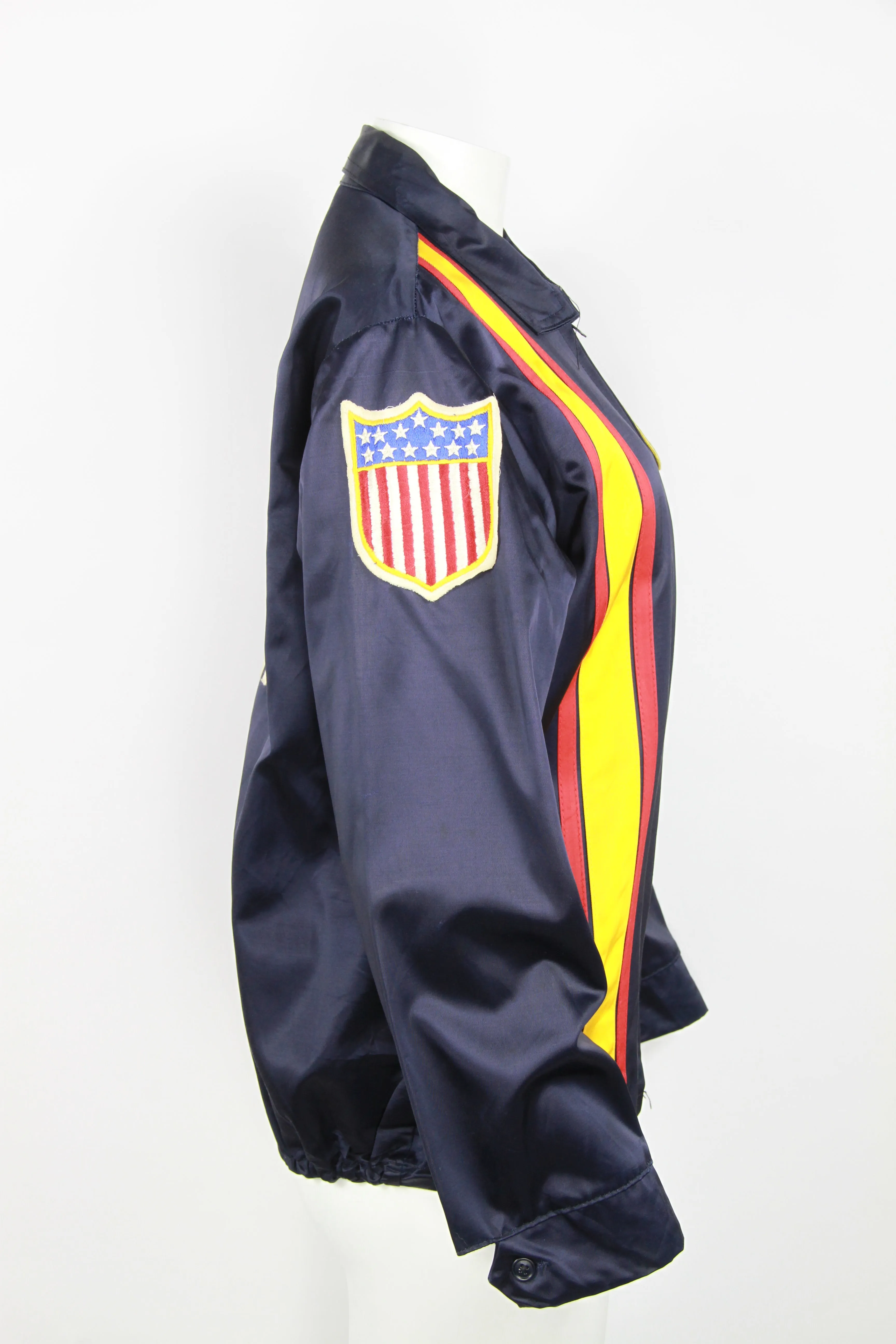 Chevrolet racing jacket with chain stitch embroidery - M