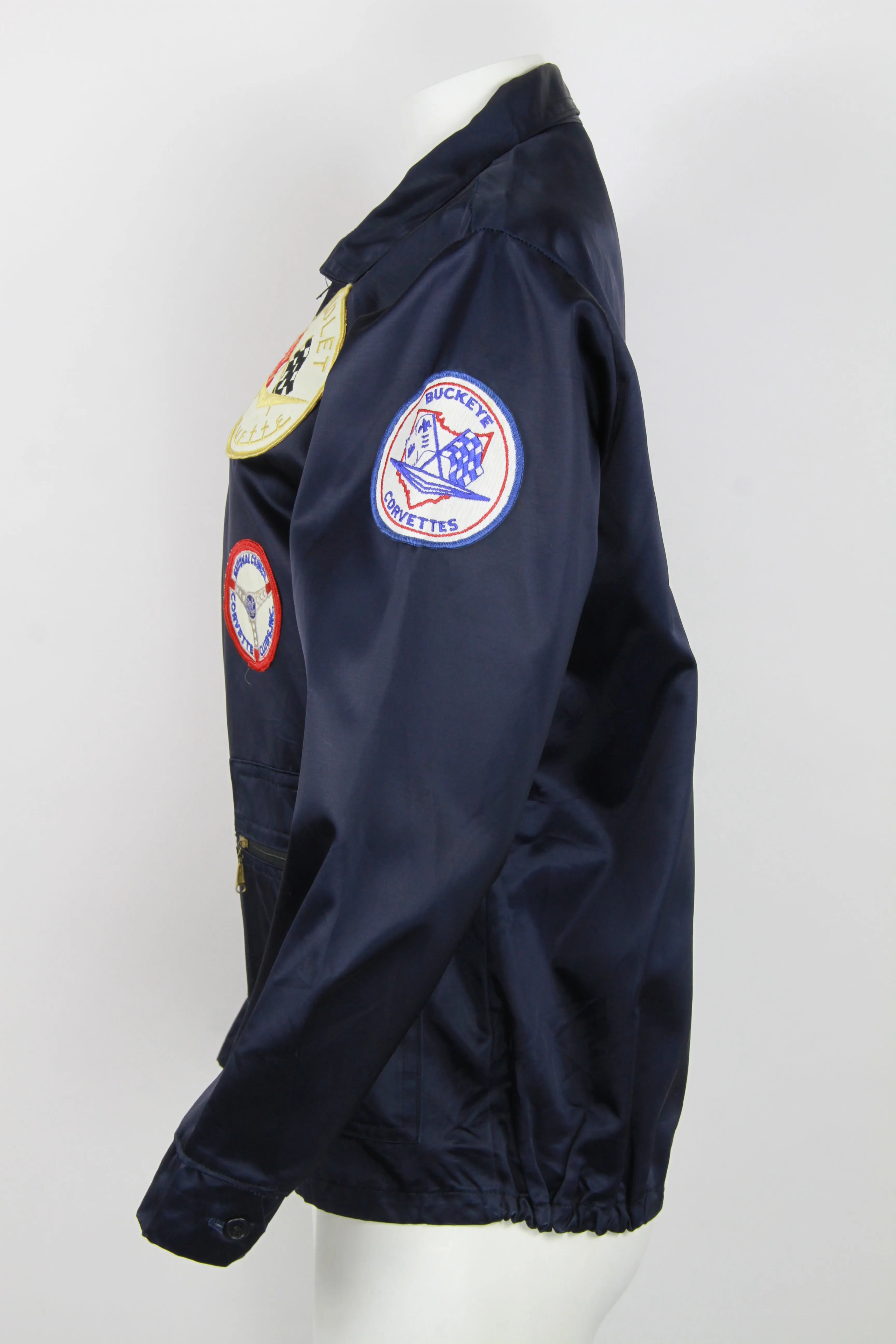 Chevrolet racing jacket with chain stitch embroidery - M