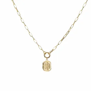 Chunky Coin Link Necklace