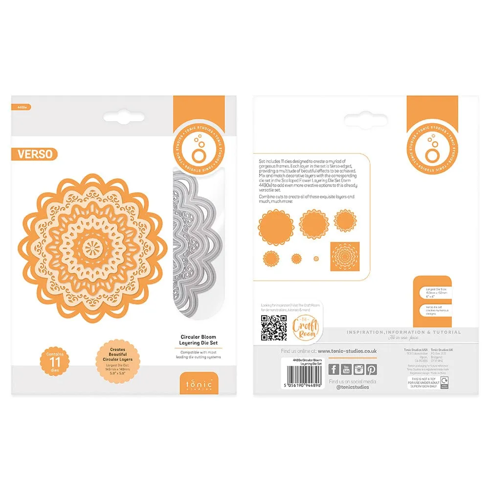 Circular Bloom Layering Die Set - 4489E