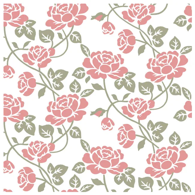 Climbing Rose - Set Of 2 Layering Stencils