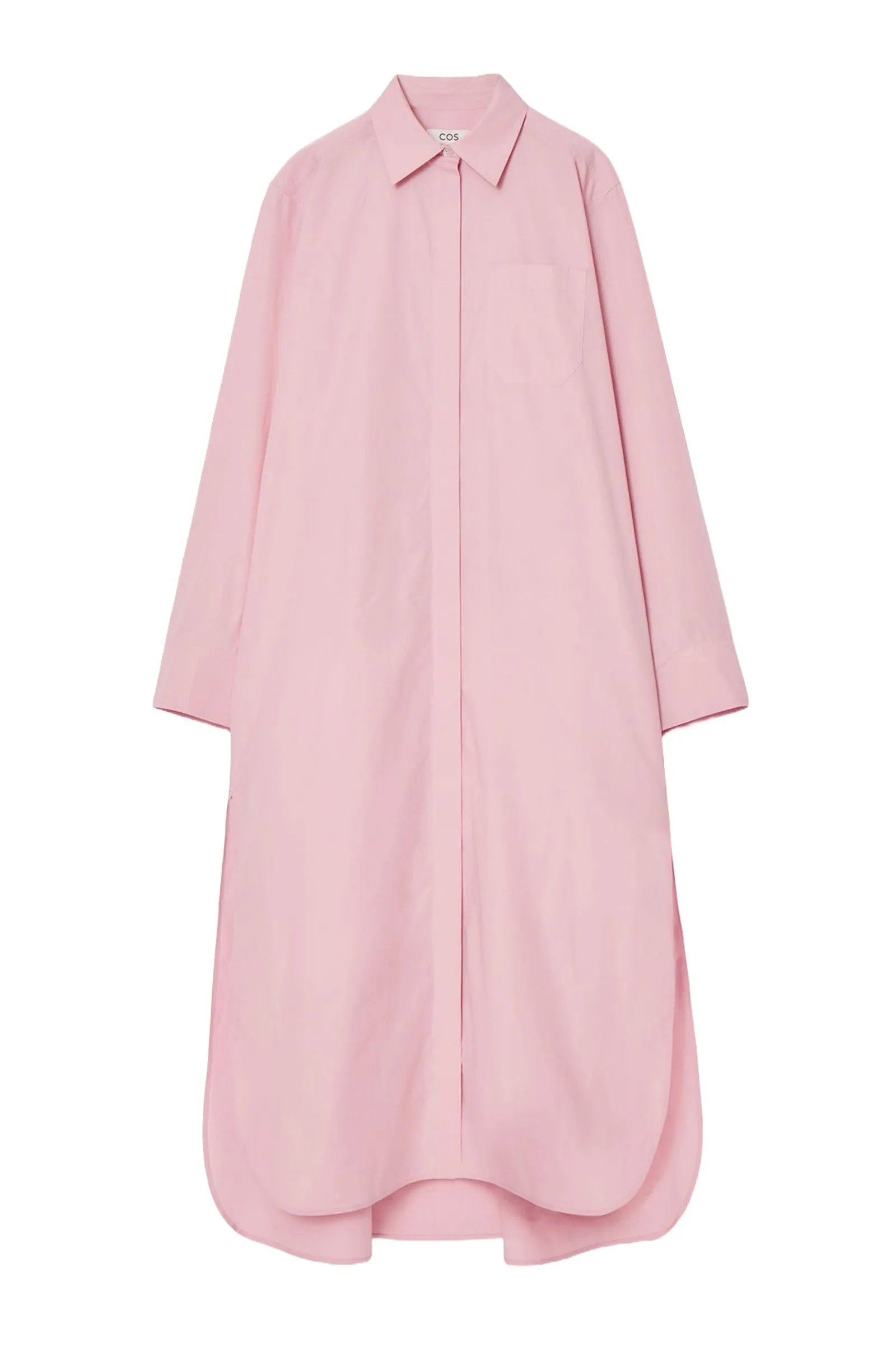Collared Midi Shirt Dress