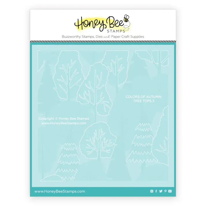 Colors Of Autumn - Set of 6 Background Stencil