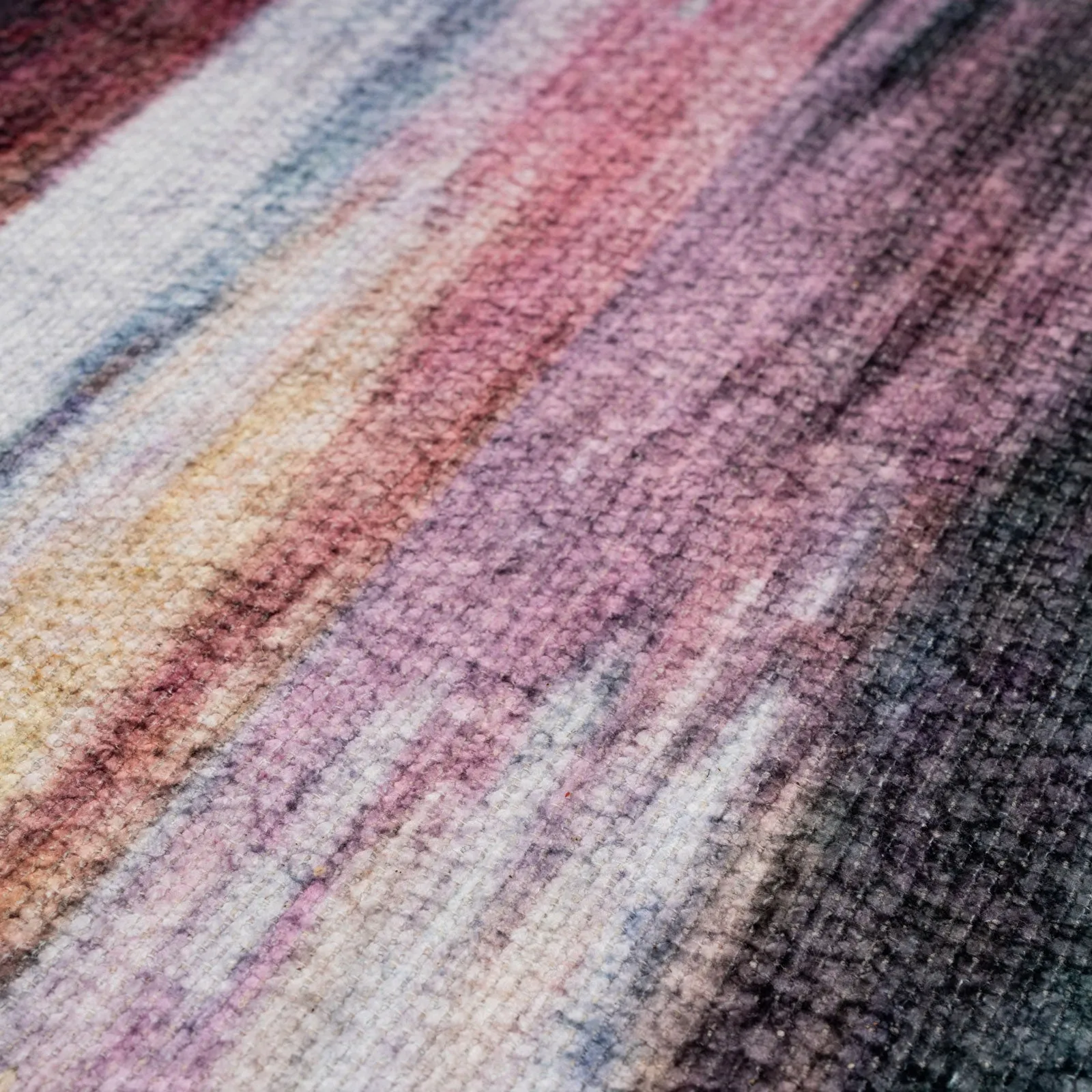 Coral Canvas Washable Designer Rug - Festival