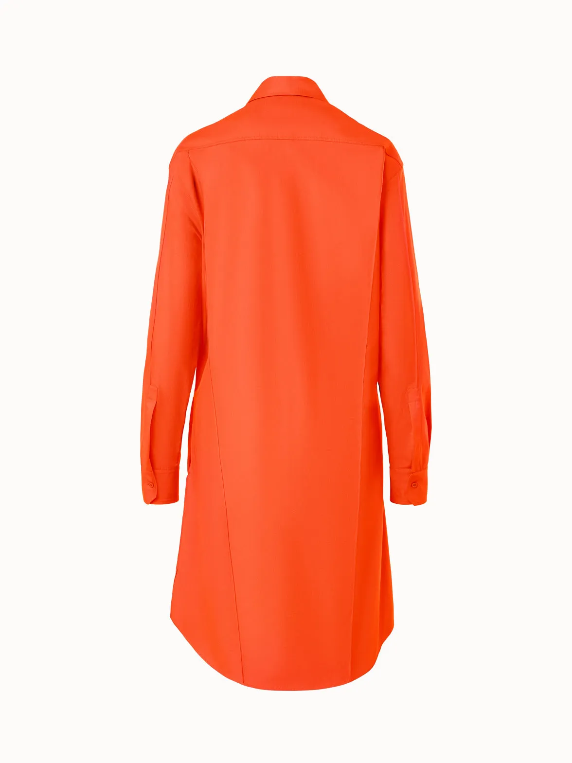 Cotton Gabardine Shirt Dress