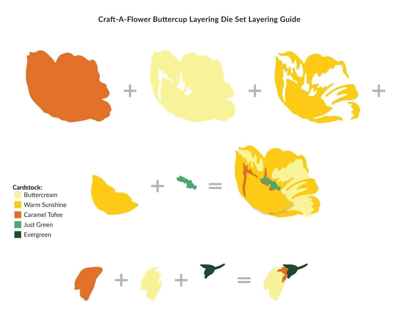 Craft-A-Flower: Buttercup Layering Die Set
