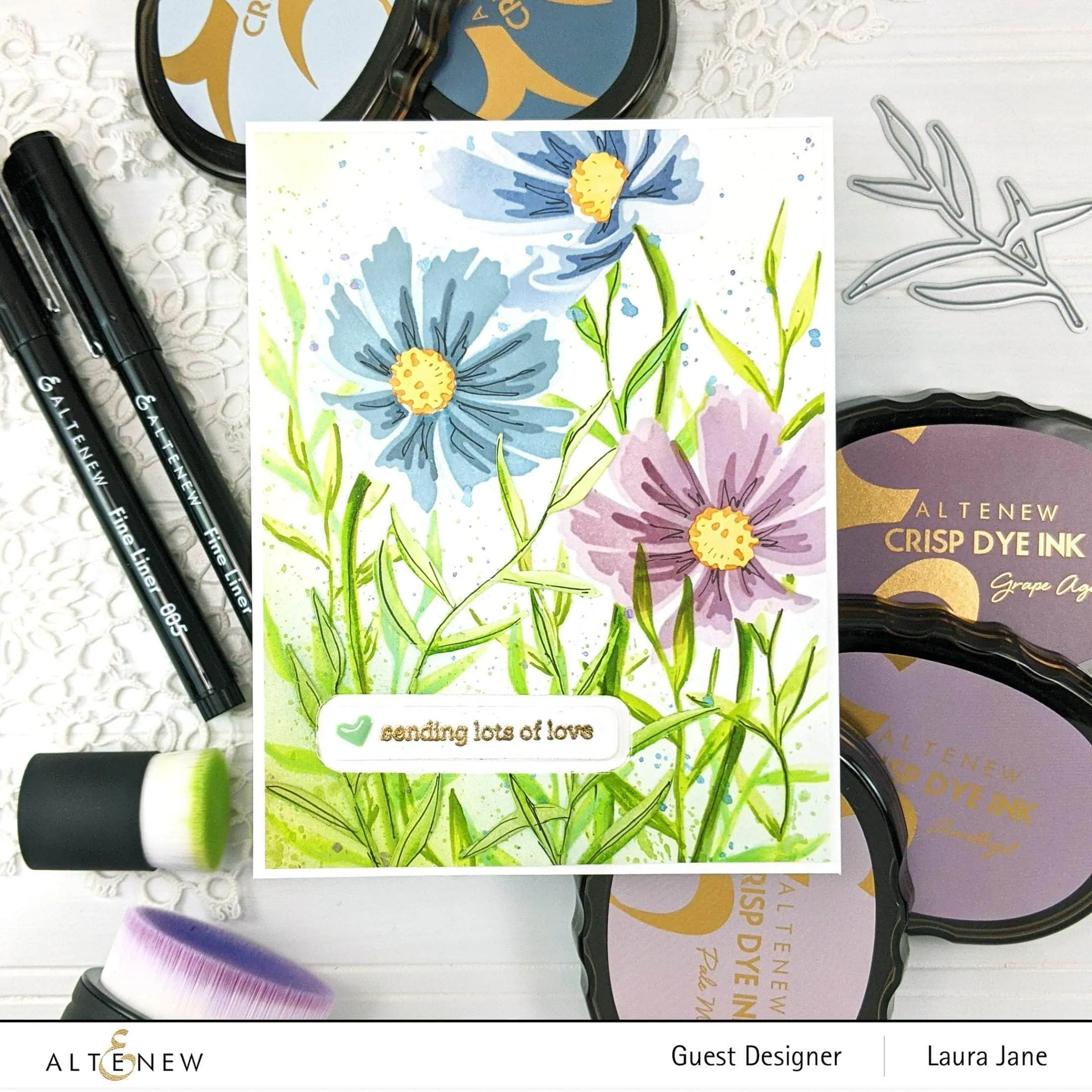 Craft-A-Flower: Cosmos Layering Die Set