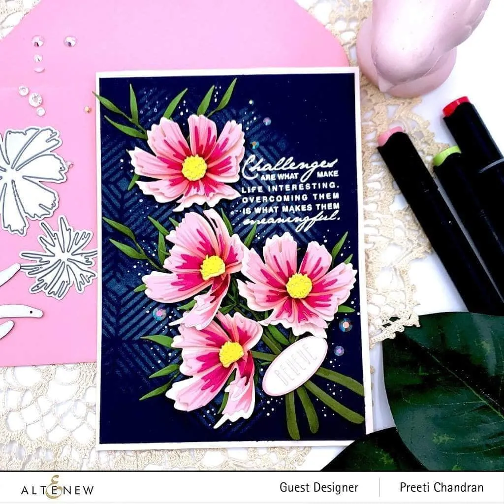 Craft-A-Flower: Cosmos Layering Die Set