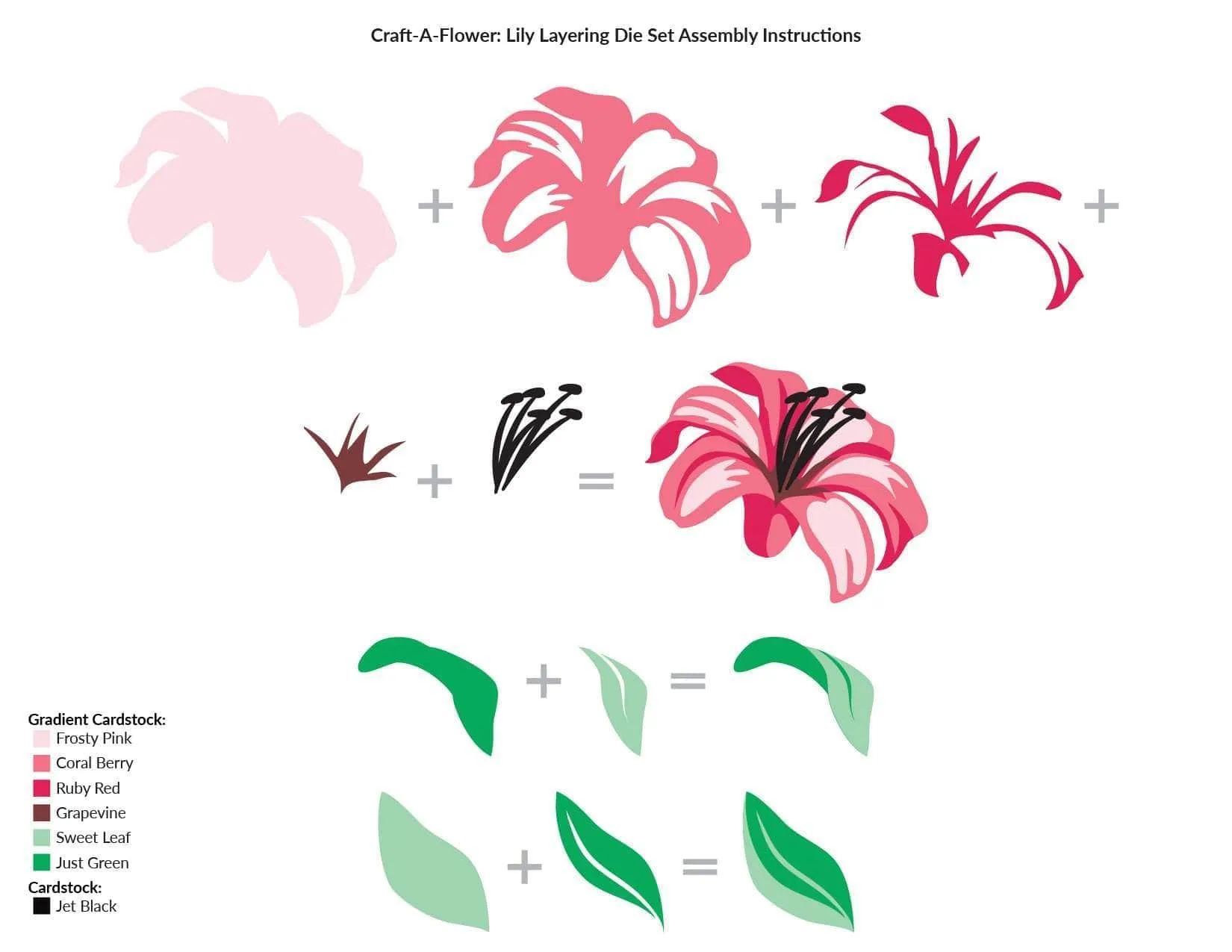 Craft-A-Flower: Lily Layering Die Set