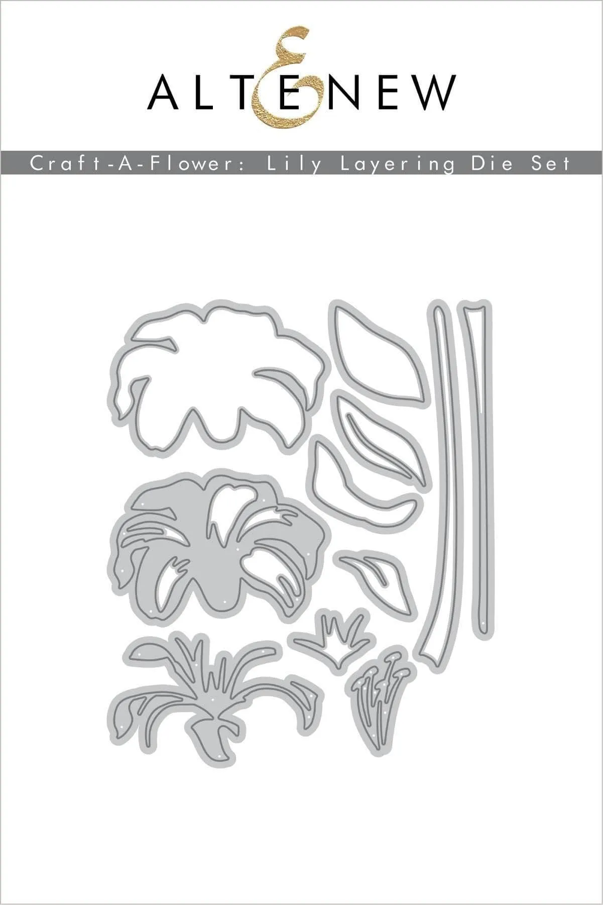 Craft-A-Flower: Lily Layering Die Set