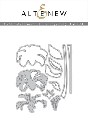 Craft-A-Flower: Lily Layering Die Set