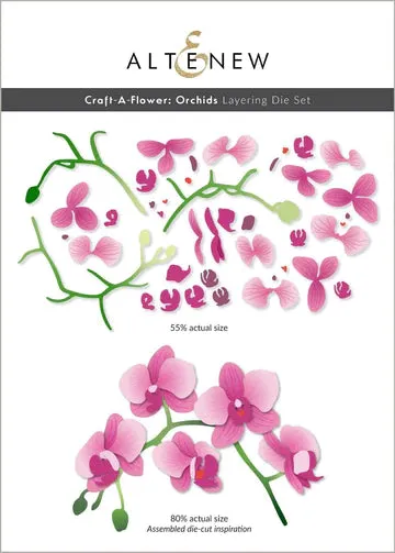 Craft-A-Flower: Orchids Layering Die Set