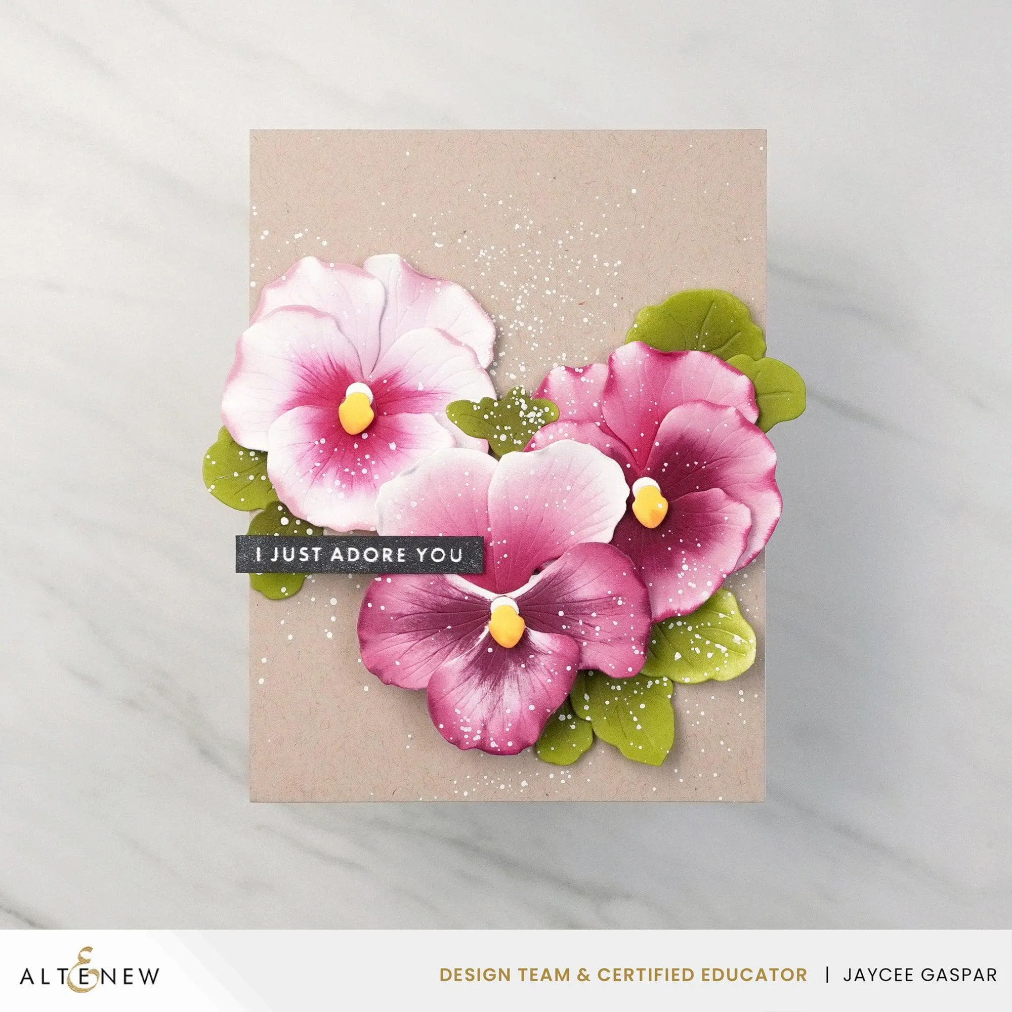 Craft-A-Flower: Pansies Layering Die Set
