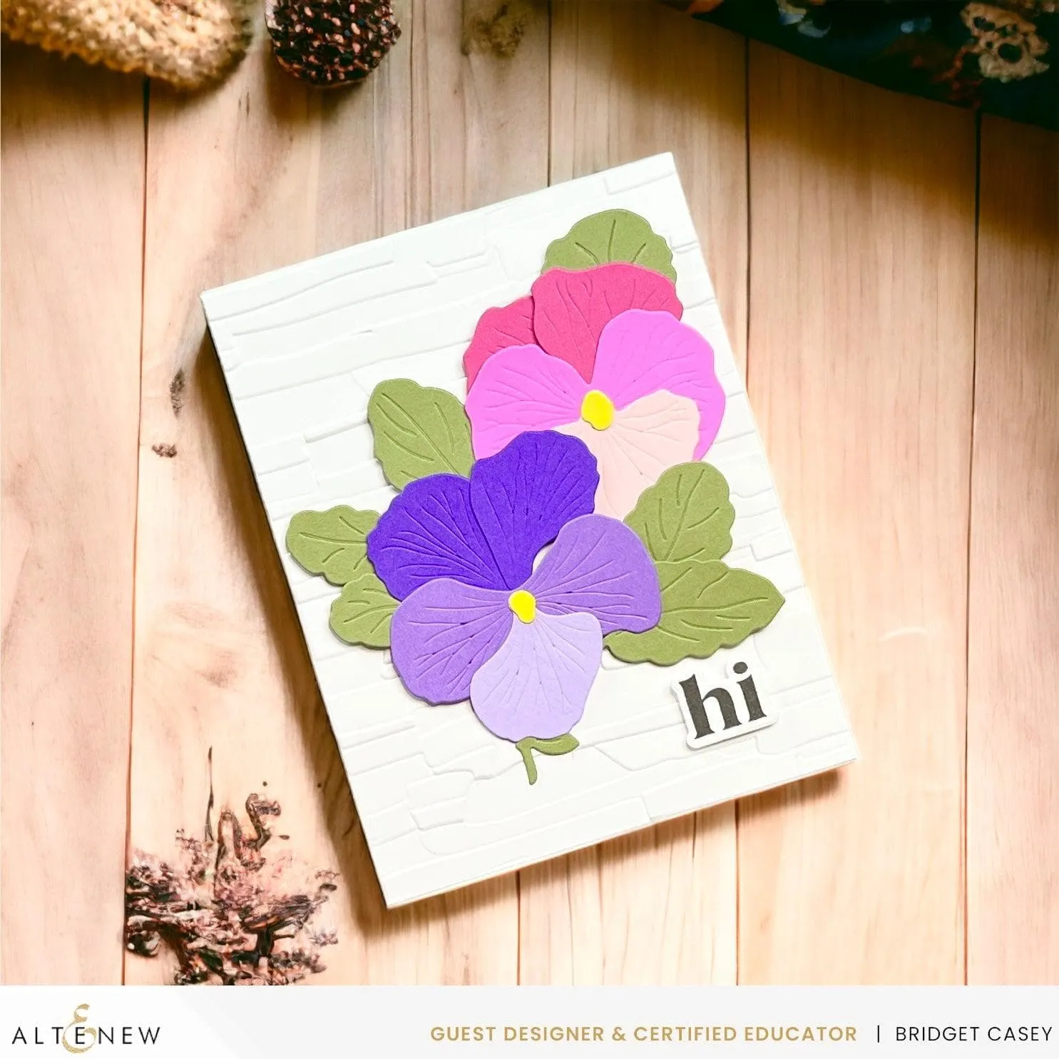Craft-A-Flower: Pansies Layering Die Set