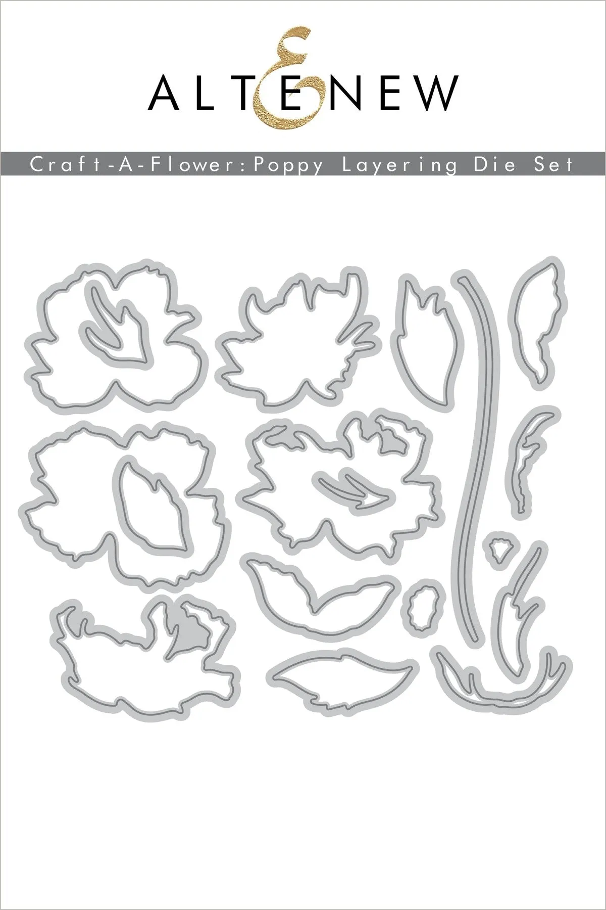 Craft-A-Flower: Poppy Layering Die Set