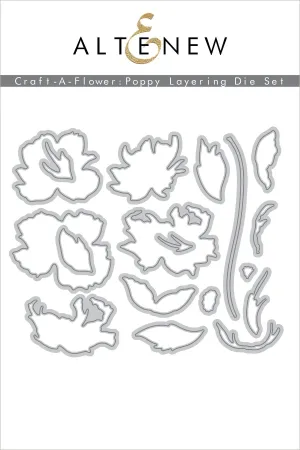 Craft-A-Flower: Poppy Layering Die Set