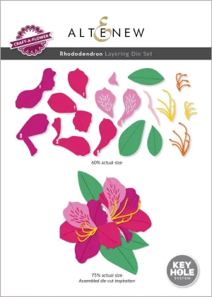 Craft-A-Flower: Rhododendron Layering Die Set