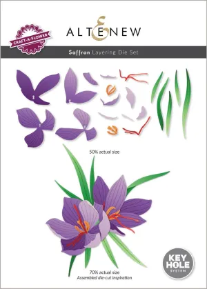 Craft-A-Flower: Saffron Layering Die Set