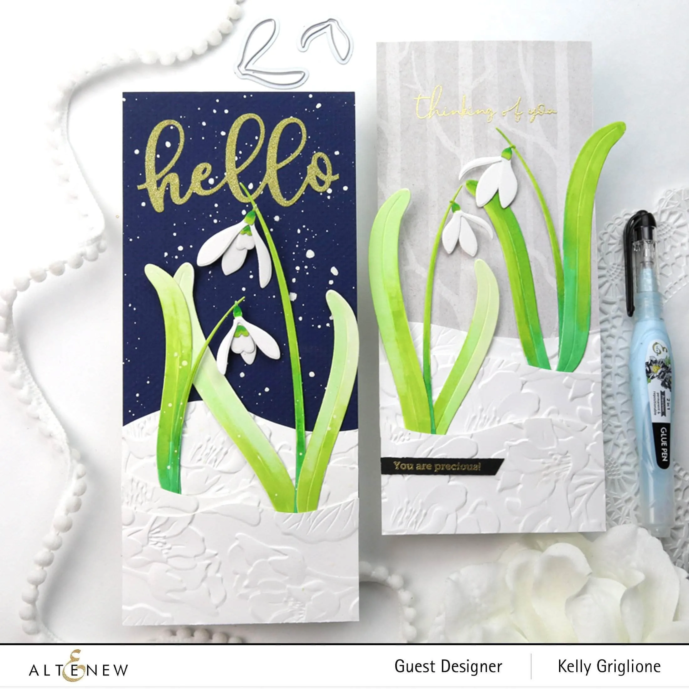 Craft-A-Flower: Snowdrops Layering Die Set