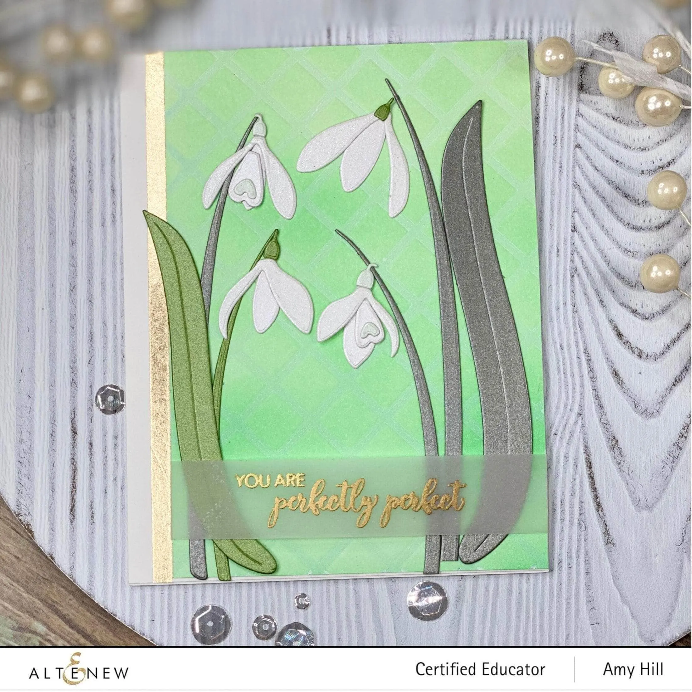 Craft-A-Flower: Snowdrops Layering Die Set