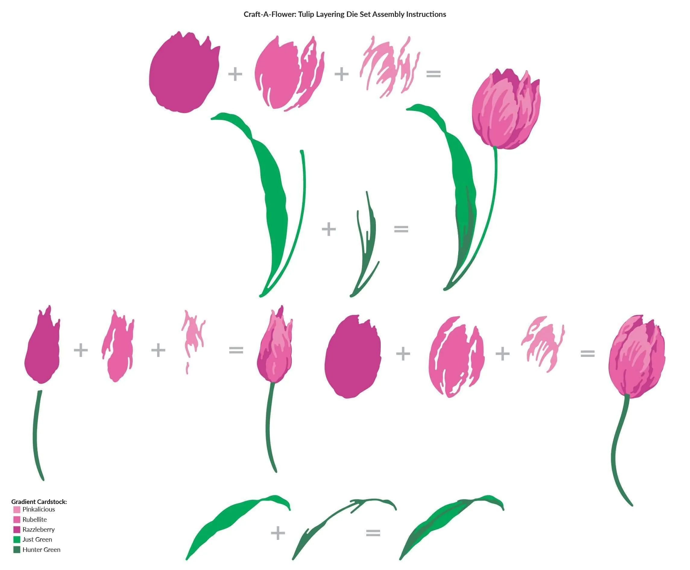 Craft-A-Flower: Tulip Layering Die Set