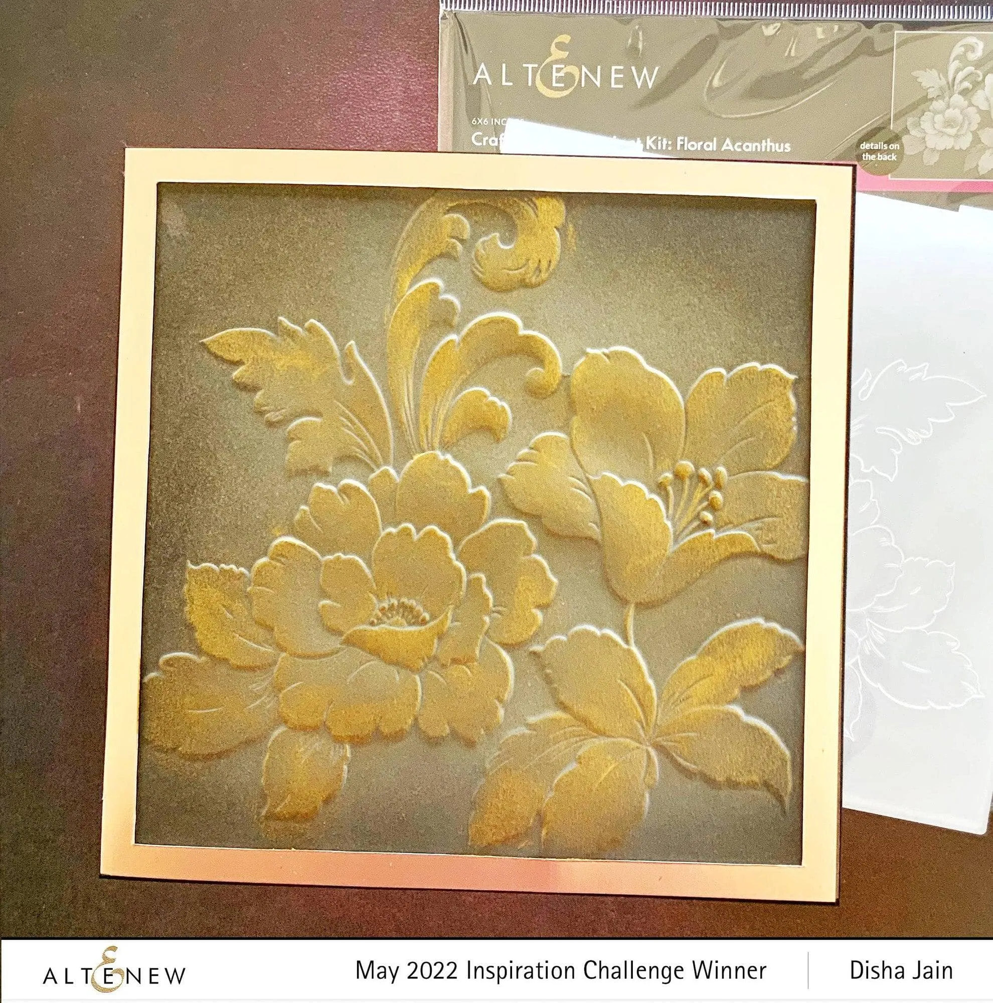 Craft Your Life Project Kit: Floral Acanthus & Add-on Layering Stencil Bundle