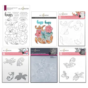 Craft Your Life Project Kit: Floral Acanthus & Add-on Layering Stencil Bundle