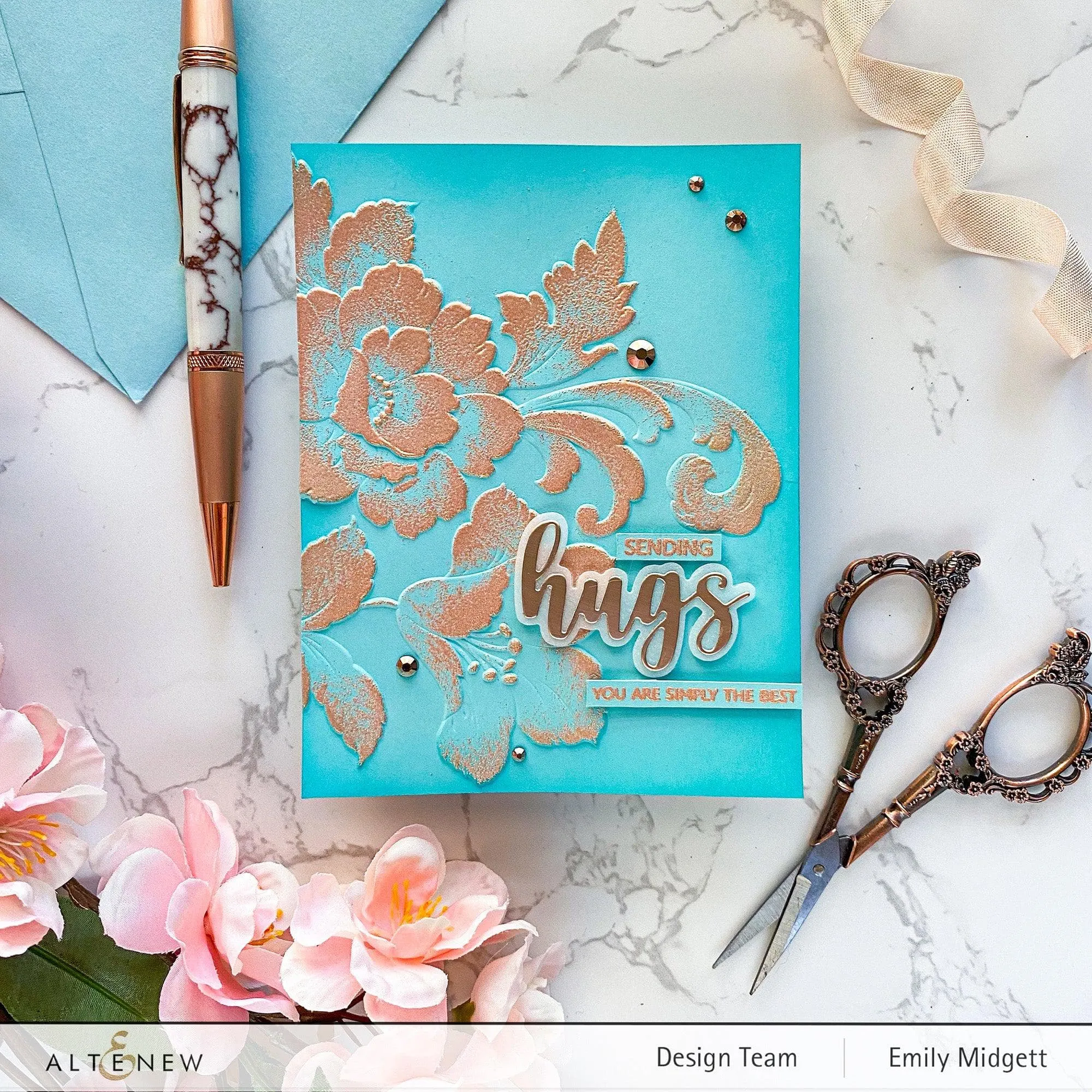 Craft Your Life Project Kit: Floral Acanthus & Add-on Layering Stencil Bundle