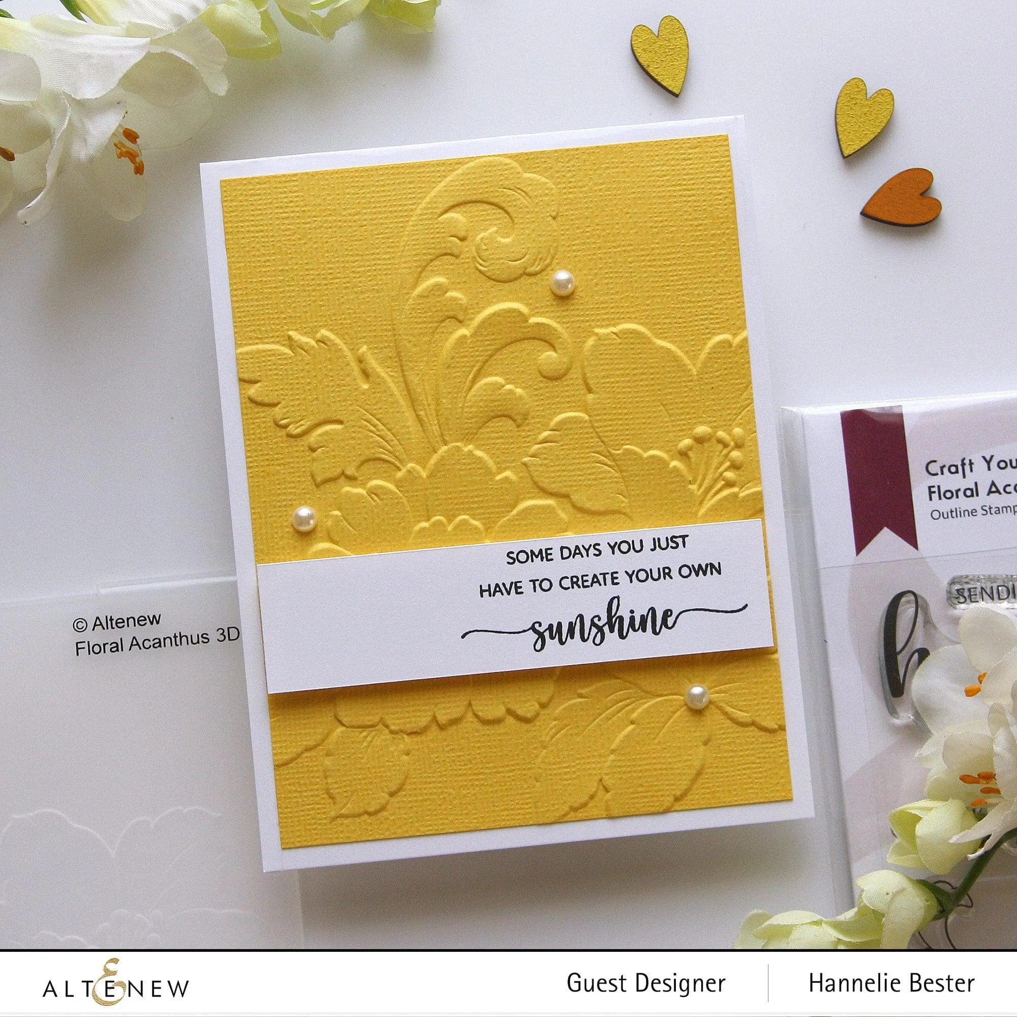 Craft Your Life Project Kit: Floral Acanthus & Add-on Layering Stencil Bundle