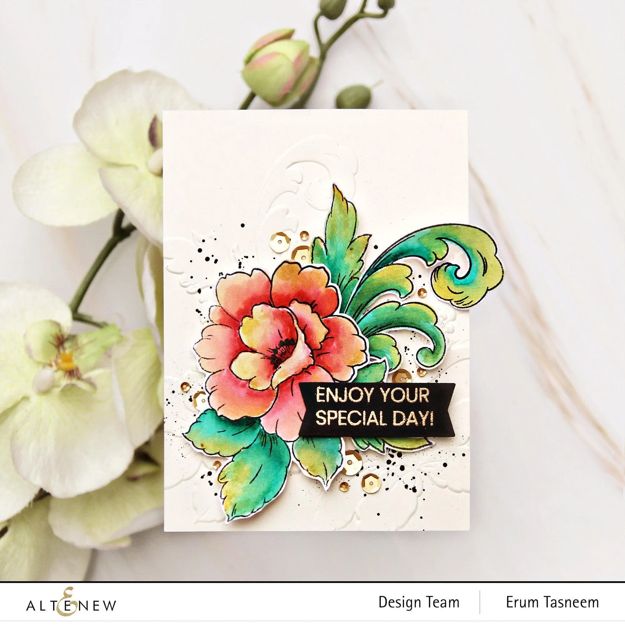 Craft Your Life Project Kit: Floral Acanthus & Add-on Layering Stencil Bundle