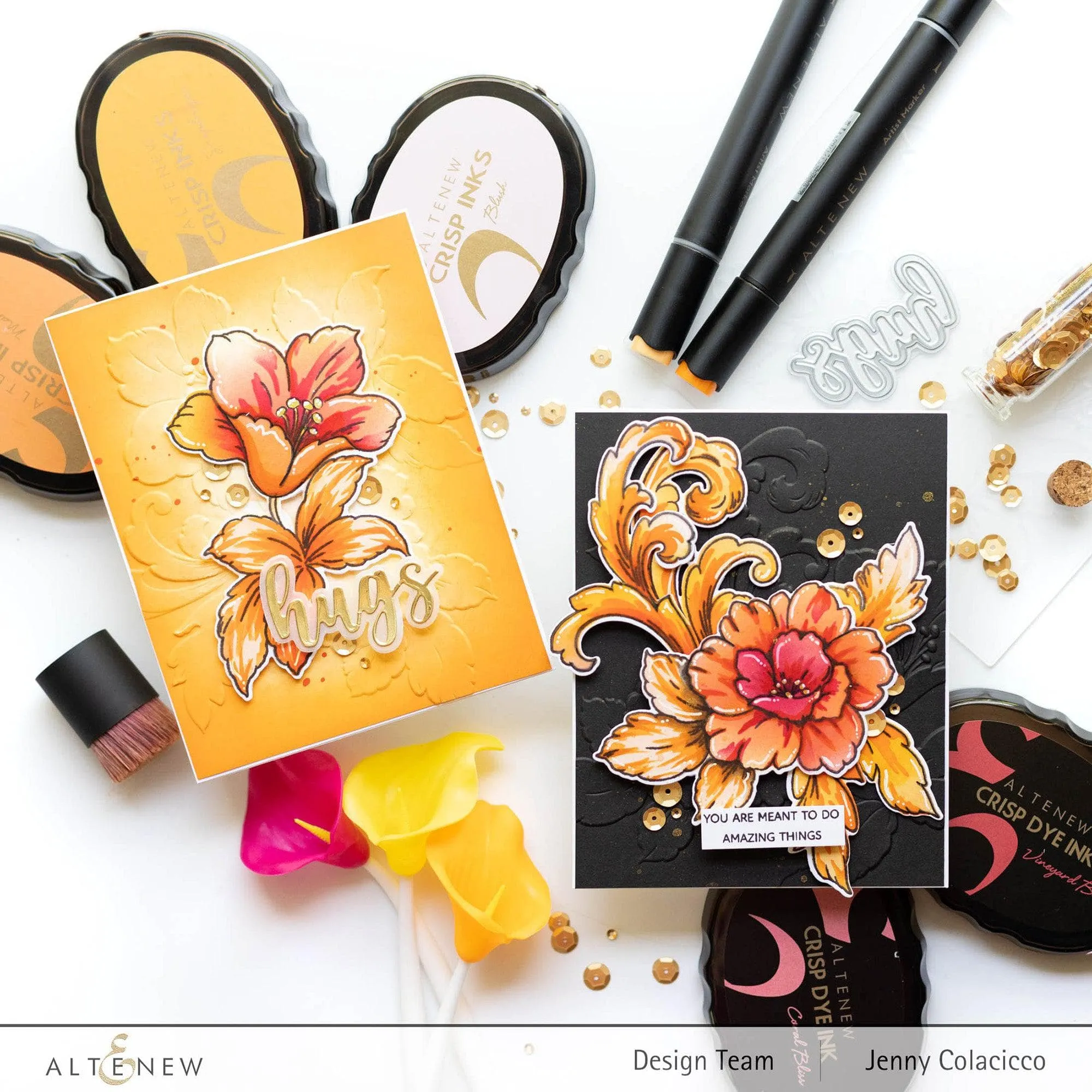 Craft Your Life Project Kit: Floral Acanthus & Add-on Layering Stencil Bundle
