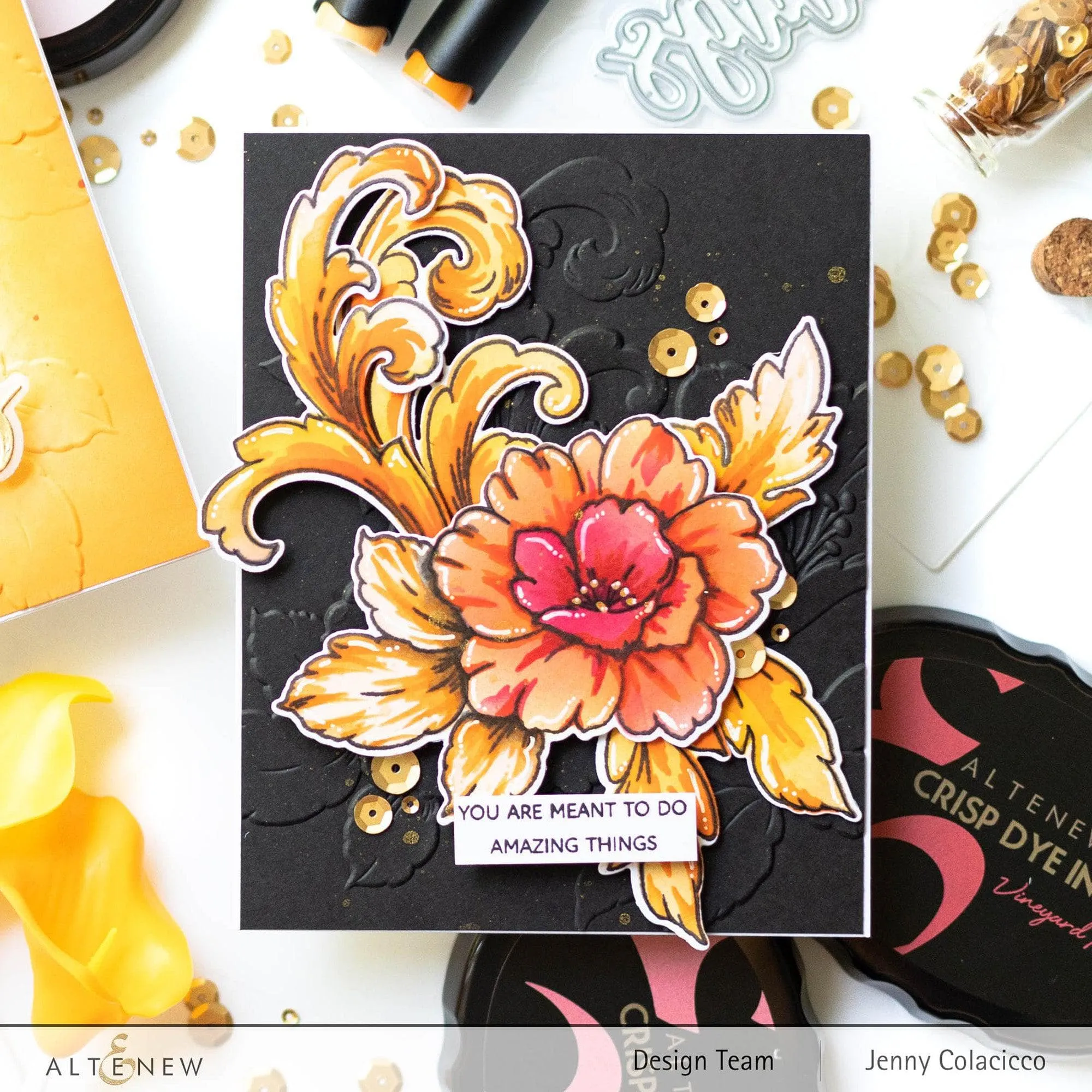 Craft Your Life Project Kit: Floral Acanthus & Add-on Layering Stencil Bundle