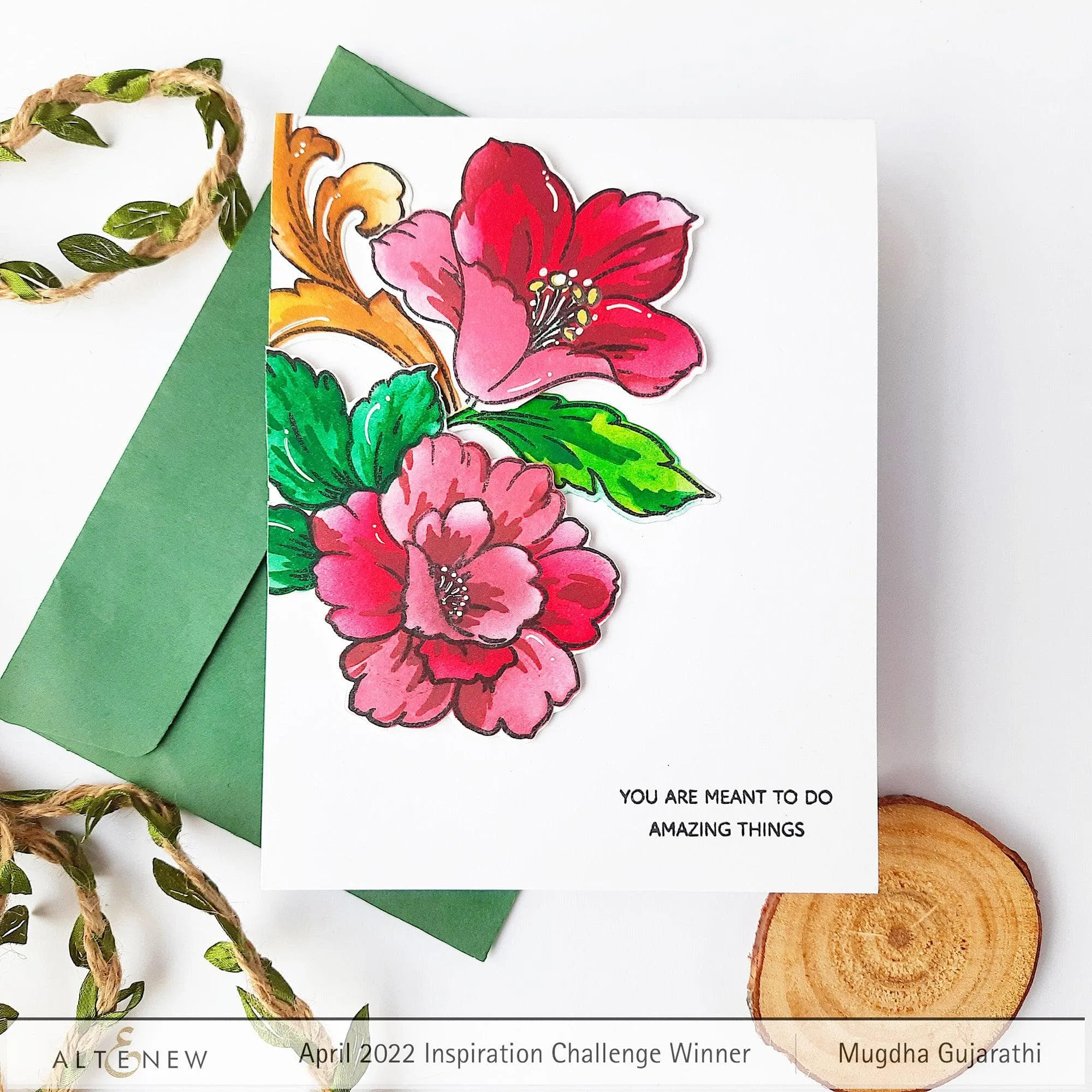 Craft Your Life Project Kit: Floral Acanthus & Add-on Layering Stencil Bundle